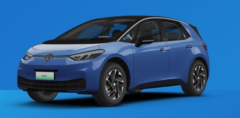 2024 VOLKSWAGEN ID-3 Coche eléctrico personalizable y asequible con luces diurnas LED