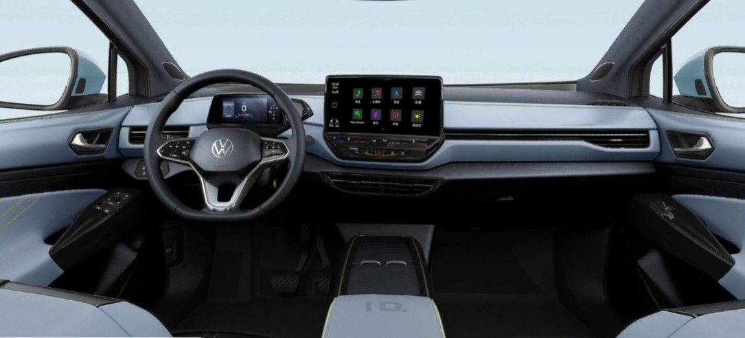2024 VW ID-4x Electric Compact SUV Low Priced Product with Multi-function Steering Wheel