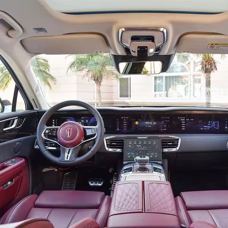 Hongqi E-hs9 2021 Siete asientos Energía Vehículo eléctrico Coche Suv Flagship Enjoyment Version