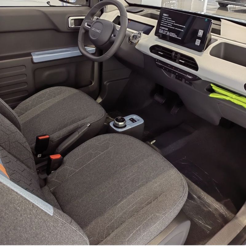 Electric Copilot Seat Adjustment for Geely Panda Mini Solar EV 4 Seater Small Vehicle
